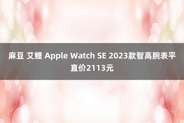 麻豆 艾鲤 Apple Watch SE 2023款智高腕表